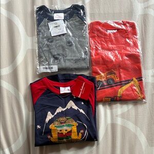 Hanna Andersson Kids Graphic T-Shirts - Set of 3 size 6/7